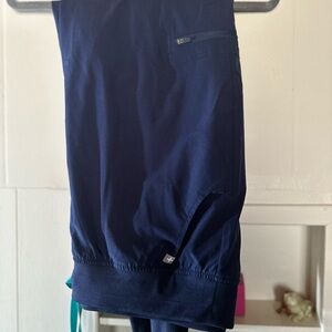 FIGS Zamora Scrub Jogger Pants Womens Size‎ XXL Blue Lined